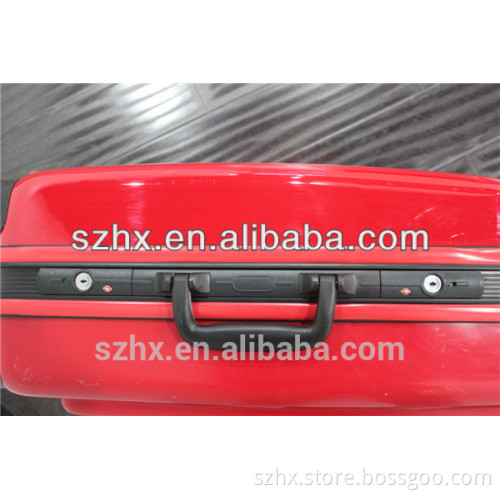 2015 latest fashionable ABS+PC hard luggage bag/ ABS+PC suitcase / Aluminum frame hard trolley bag